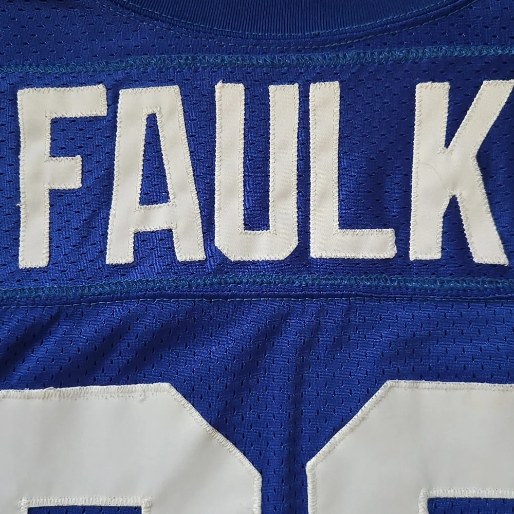 1995 Marshall Faulk Indianapolis Colts Wilson Authentic NFL Jersey - Picture 9 of 9